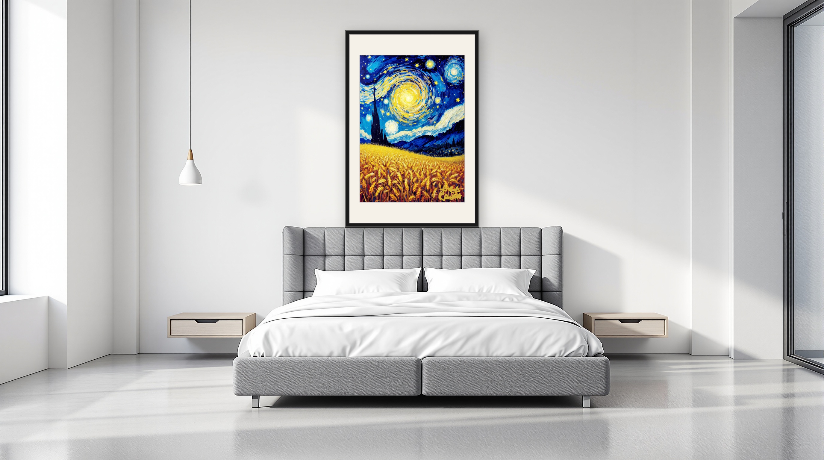 Bedroom mockup